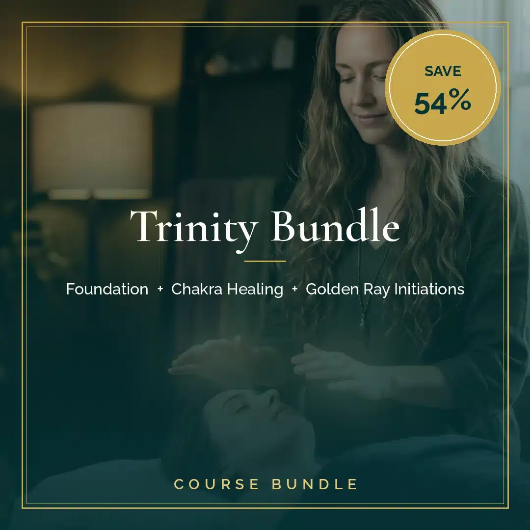Trinity Bundle: Foundation in Energy Healing + Chakra Healing Certification + Golden Ray Initiations